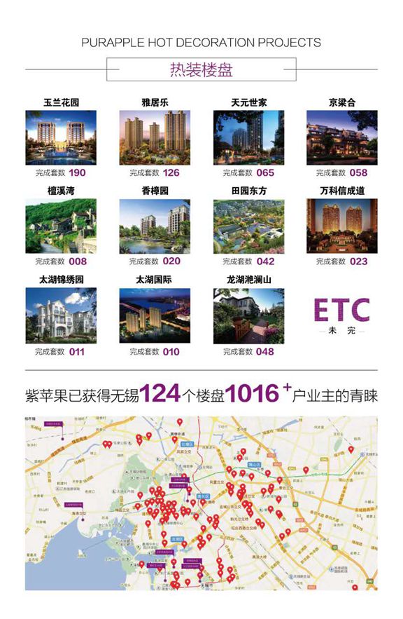 无锡紫苹果装饰