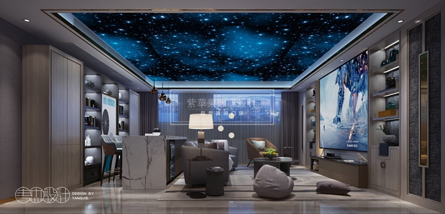 无锡紫苹果装饰 家庭影院装修