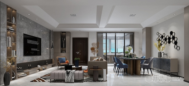 无锡紫苹果装饰 复式别墅