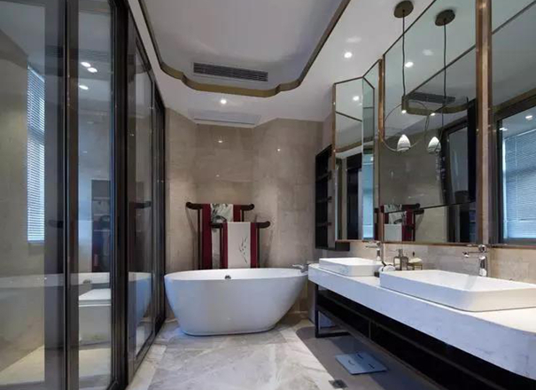 无锡紫苹果装饰 卫生间颜色搭配